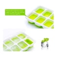 thumbnail image 3 of U Chef Molde Cubitos Cubos De Hielo Tapa Sin Bpa Set De 4 verde 25.4 U Chef M.CubosHielo, 3 of 7