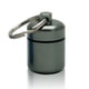 thumbnail image 1 of Mini píldoras caja de aleación aluminio llavero botella mochilero tabletas personal adultos niños ancianos impermeable sellado contenedor negro Inevent HA010383-02, 1 of 6