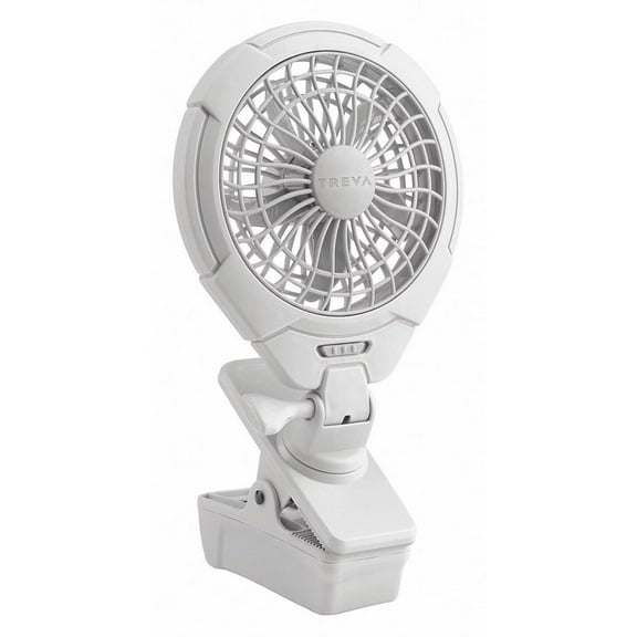 Treva/O2cool Clip Fan, 2 Speeds, Gray, Not Applicable FC05807