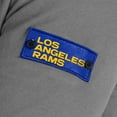 thumbnail image 5 of Men's J. Palmer Graphite Los Angeles Rams QB1 Full-Zip Sweatshirt, 5 of 5