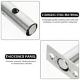 thumbnail image 4 of Miangastore Bar Use Bolt Lock Silver 1 Set 2.95X1.97X0.91In Stainless Steel, 4 of 8