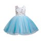 thumbnail image 2 of Vestido de princesa de encaje sin mangas para niña pequeña, ropa de cosplay para fiesta, 2 of 8
