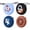 Blue+Black+Dark Blue+Brown, variant on SENHAWK 4 Pack AirTag Holder, Hidden Invisible Pin Silicone Case, Compatible with Apple AirTag, Waterproof for Kids Elderly Pet