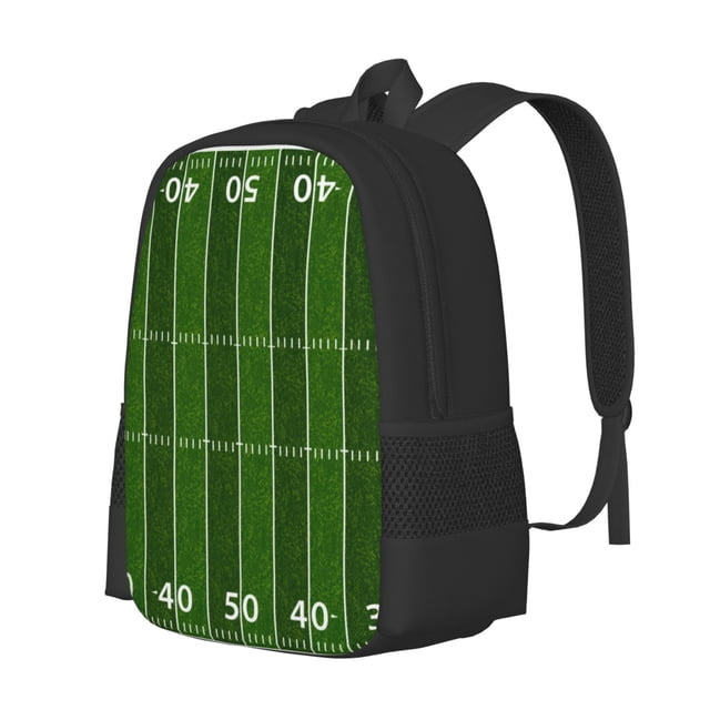 Fotbe American Football Field Mochila para Hombre y Mujer - Tela Oxford 600D Resistente - Mochila Impermeable de Gran Capacidad para Escuela, Viajes y Senderismo