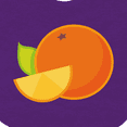 thumbnail image 4 of Inktastic Orange Fruit Boys or Girls Baby Bib, 4 of 4