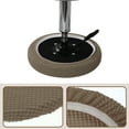 thumbnail image 3 of Uxcell 2 Paquete Fundas Redondas para Taburetes de Bar Diámetro 11"-13" Cojines de Asiento Antideslizantes para Sillas Fundas de Taburete Café, 3 of 6