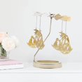 thumbnail image 4 of Dalazy Chandelier Rotatif en Métal Porte-Bougie Chauffe-Plat pour Cheminée Chat, 4 of 9
