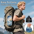thumbnail image 4 of Hanging Hammock Portable Travel Camping For Outdooor Beach Camping Hiking White Peacock, 4 of 8