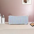 thumbnail image 5 of Unique Bargains 1 Pc Lady Portable Cylindrical Makeup Bag for Wedding Light Blue Polyester, 5 of 6