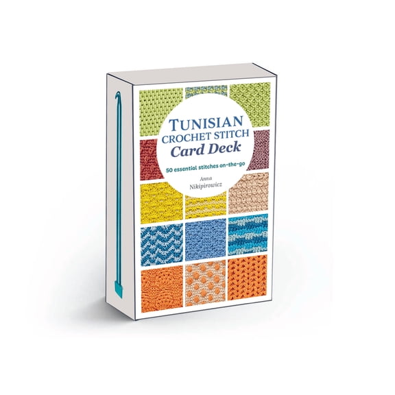 Tunisian Crochet Stitch Card Deck: 50 Essential Stitches to Mix and Match, (Hardcover)