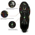 thumbnail image 3 of Soulsfeng Men's Anti-slip Running Shoes Mesh Lightweight Breathable Training Black Sneakers Size 9, 3 of 10
