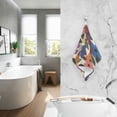 thumbnail image 2 of Yayeee 100% Cotton Hand Towels for Bathroom 16" x 28" Soft Absorbent Kitchen Towel, Large Colorful Flowers Pattern, 2 of 7