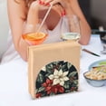 thumbnail image 3 of Yayeee Napkin Holder for Table Kitchen Paper Tissue Organization, White Christmas Leaves, 3 of 8