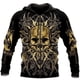 thumbnail image 3 of Sudadera con capucha y cremallera vintage para hombre, estampado de calaveras, chaqueta de moda con estampado 3D, tendencia informal de calle, ropa de otoño e invierno para hombre, 3 of 5