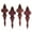Burgundy, variant on Vickerman 7" Limestone Finial 4 Finish Asst 8/Bx