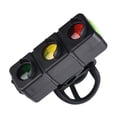 thumbnail image 1 of Lámpara de cola de bicicleta Luz trasera LED para bicicleta, lámpara trasera recargable tricolor para bicicleta, luz de advertencia para ciclismo, compatible con 7 modos de luz para bicicletas de carr, 1 of 8