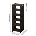thumbnail image 3 of HOZVOMI Concise Multi-Layer Shoe Rack Space Saving Doorway Dormitory Home Storage Slipper Rack Shelf Shoe Cabinet, 3 of 6