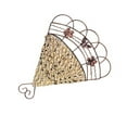 thumbnail image 2 of Vine Artificial Flower Fan\-shaped Hanging Basket Wall Drooping Flower Placement Garden Decoration Color Random M, 2 of 4