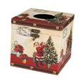thumbnail image 2 of Abbracc Christmas Tissue Box Cover Napkin Box Portable Home Decoration Accessories Paper Christmas Tree, 2 of 9