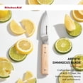 thumbnail image 4 of Cuchillo KitchenAid Premium forjado de 9 cm para pelar AUS-10 Damascus, 4 of 8