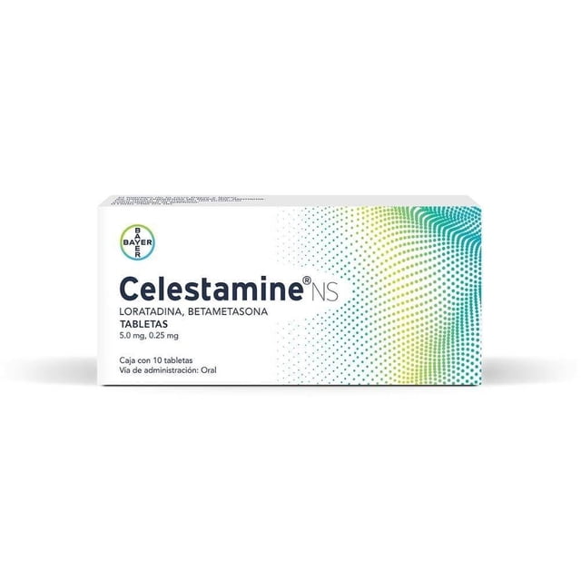 Celestamine NS 5.0mg/0.25 mg 10 tabletas