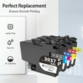 thumbnail image 5 of LC3037XXL Ink Cartridge Replacement For lc3037xxl ink color Brother LC3037 MFC-J5845DW J5945DW J6545DW J6945DW Printer(4 Pack), 5 of 8