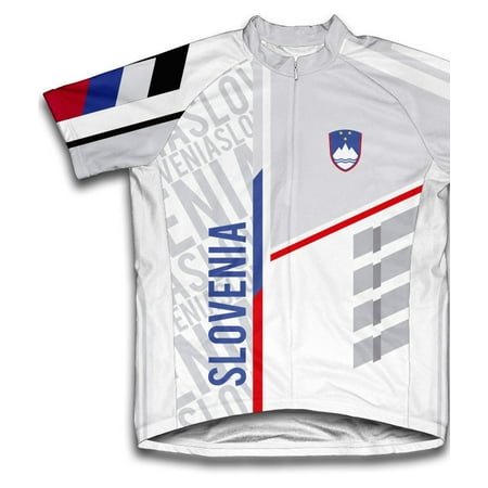 Slovenia ScudoPro Short Sleeve Cycling Jersey  for Men - Size
