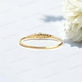 thumbnail image 5 of JEWELRYTREASURE Rainbow Monstone Band Yellow Gold Plated Wedding Band Dainty Promise Ring June Birthstone Jewelry Birthday Gift for Mom, 5 of 5