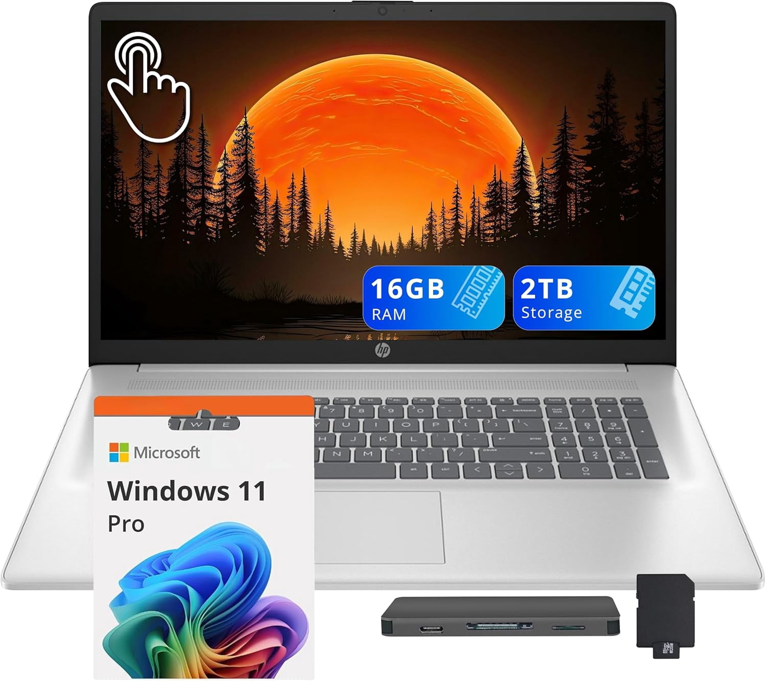 HP Envy 17 Laptop, 11th Gen Intel Core i7-1165G7, 12 GB RAM, 1 TB
