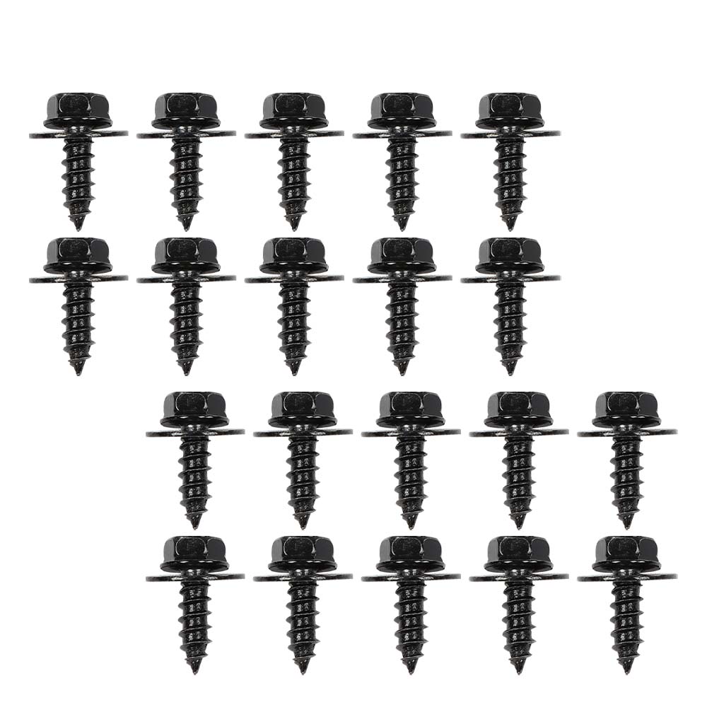 PIT66 Firewall & Splash Shield Screws M6.3 x 20mm Long 10mm Hex 20