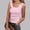 Pink, variant on Women's Tennis Tanks Women's Square Neck Tank Top Sleeveless Casual Layering Shirt for Summer Comfortable Basic Top for Everyday Outfits Beige M