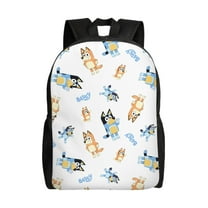 Lsque Bluey Travel Laptop Backpack, Business Slim Sturdy Laptops Backpack, Water Resistant College School Computer Bag Gift for Men & Women Fits 15.6 Inch Notebook