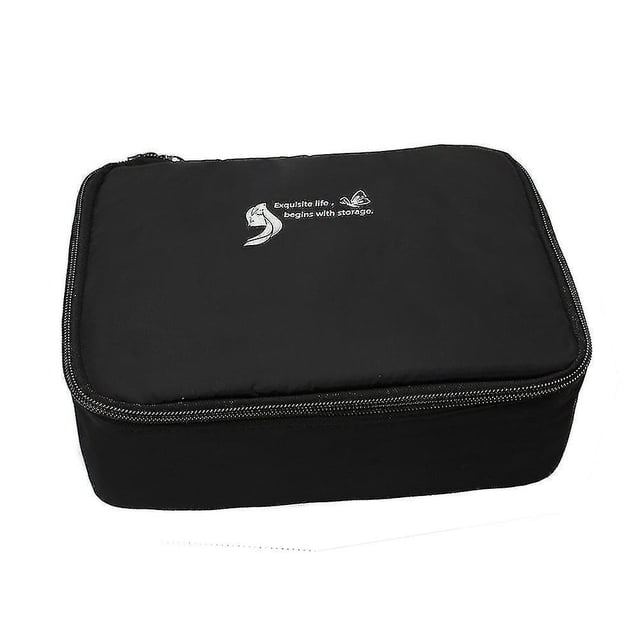 Neceseres cosméticos, bolsa de maquillaje, negra