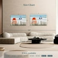 thumbnail image 4 of Elephant Stock Myrtle Beach Scene Wall Art - Horizontal Canvas Wall Art - Living Room Wall Decor - Beach Canvas - Orange And Red Decor - 51" x 34", 4 of 8