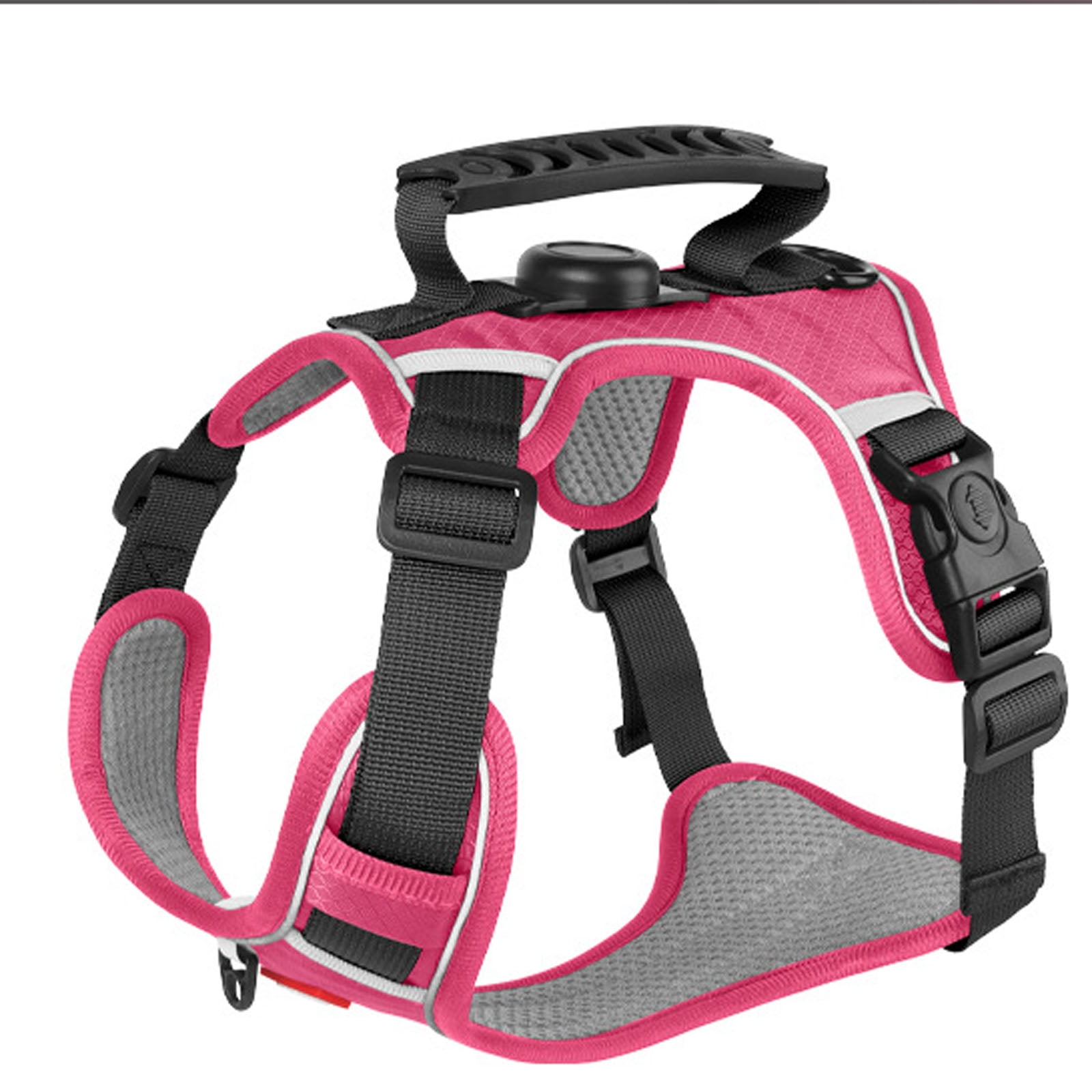 Dog Leash Harness with Locator Compartment, Adjustable for Medium Large Dogs, 1PC Pet Walking Training Chest Strap for Outdoor Activities, Ideal for Daily Use & Travel