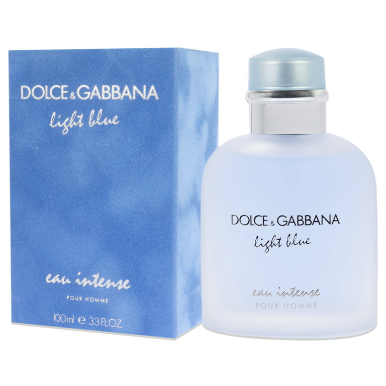 ru Diktat spændende Dolce and Gabbana Light Blue Eau Intense for Men 3.3 oz EDP Spray -  Walmart.com