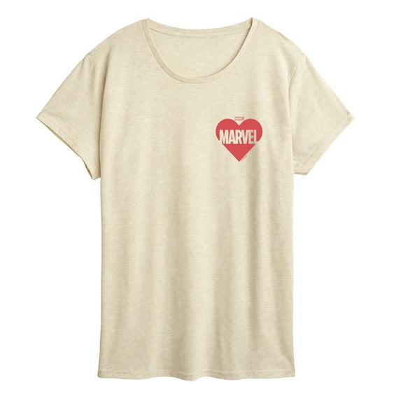 Marvel - Heart Valentine - Women's Short Sleeve Graphic T-Shirt