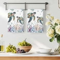 thumbnail image 3 of Summer Sea Turtles Kitchen Towels Set of 1, Coastal Watercolor Ocean Corals Absorbent Dish Towels for Kitchen, Microfiber Hand Towel, Quick Drying Tea Towel for Cleaning Decorative Dishcloths, 3 of 7