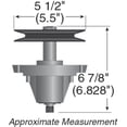 thumbnail image 3 of Spindle Assembly Compatible with 2008-2019 Craftsman T1000 T1200 T1400 42 Inch 247 Series CMXGZAM130024 618-06991, 3 of 3