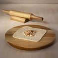 thumbnail image 2 of India.Curated. Teak Wood Chakla Belan With Stand Set, 2 of 3
