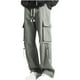 thumbnail image 2 of Pantalones largos para hombre, estilo casual, con cintura elástica y bolsillos, a la moda para exteriores, 2 of 8