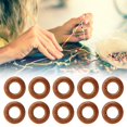 thumbnail image 1 of Kit de anillo de madera ANGGREK para pulsera DIY Color café, 1 of 8