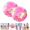 thumbnail image 2 of 2 Pcs Ballons de Plage Gonflables Jouets de Piscine à Paillettes Fournitures de Fête, 2 of 7