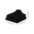 thumbnail image 2 of Black Velvet Necklace Bust for Display Elegant Jewelry Pendant Holder Stand, 2 of 5