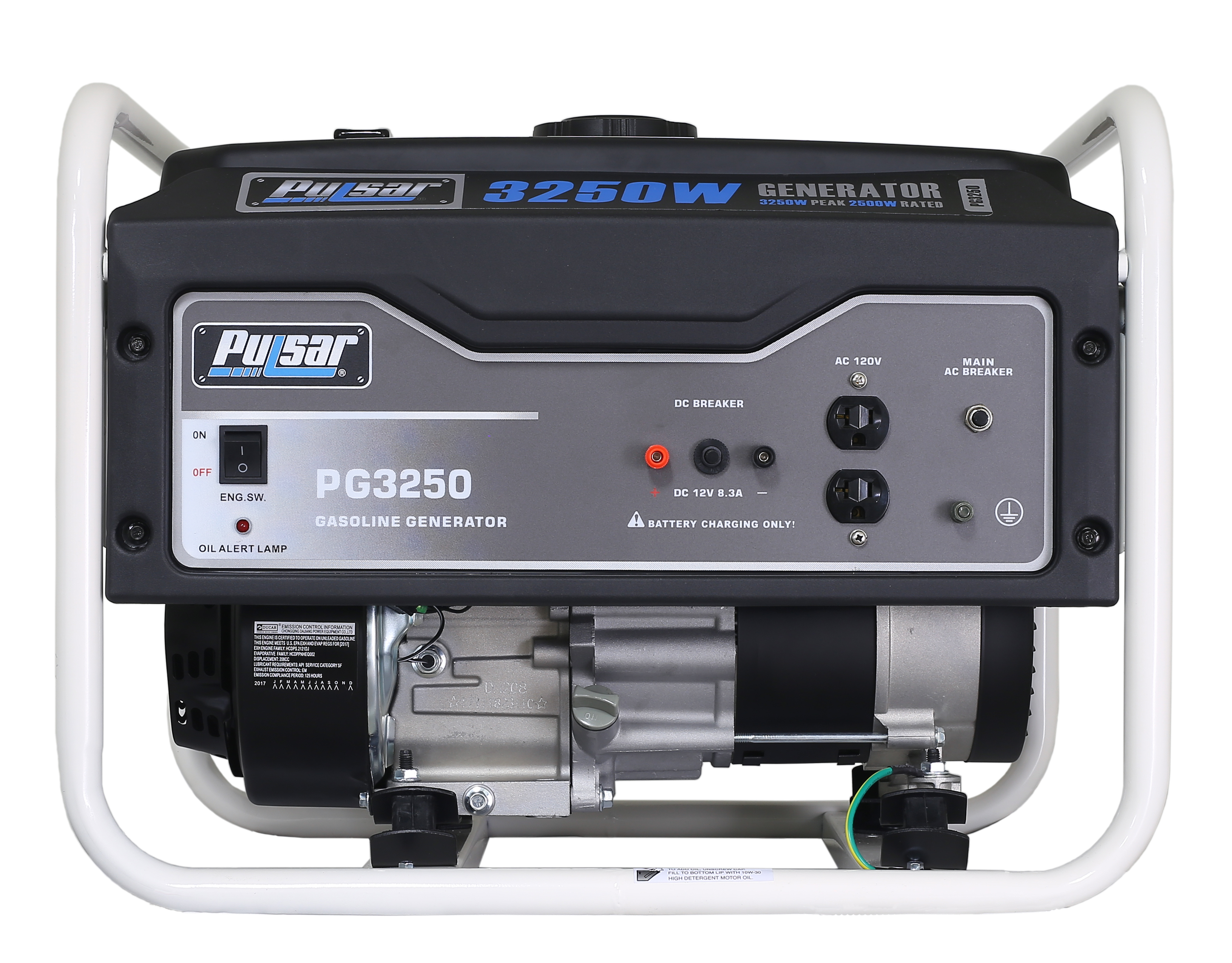 Pulsar 3,250-Watt Gasoline Powered Portable Generator - image 3 of 7