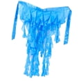 thumbnail image 3 of Pañuelo de cadera para danza del vientre para mujer, accesorios de moda, ropa de baile, cinturón de cadera con borlas Azul claro, 3 of 9