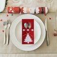 thumbnail image 4 of Bouanq Christmas Decorations Xmas Tree Decor Christmas Decorations Table Tableware Set Hotel Tableware Set Christmas Tree Knife And Fork Bag 4 Christmas Tree Ornaments Gifts for Xmas Wedding Holiday, 4 of 6