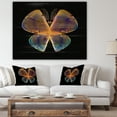thumbnail image 4 of Design Art - Blue Yellow Fractal Butterfly in Dark, 4 of 5