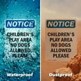 thumbnail image 6 of (2 Pack) Children'S Play Area No Dogs Allowed OSHA Notice Sign 10 Inch X 14 Inch Indoor / Outdoor Rust-Free Aluminum Metal Signs for Workplace, Workshop, and Construction Site, Made in, 6 of 8