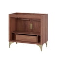 thumbnail image 5 of Modway Daylight 36" Solid Mango Wood Bathroom Vanity Cabinet in Walnut, 5 of 7